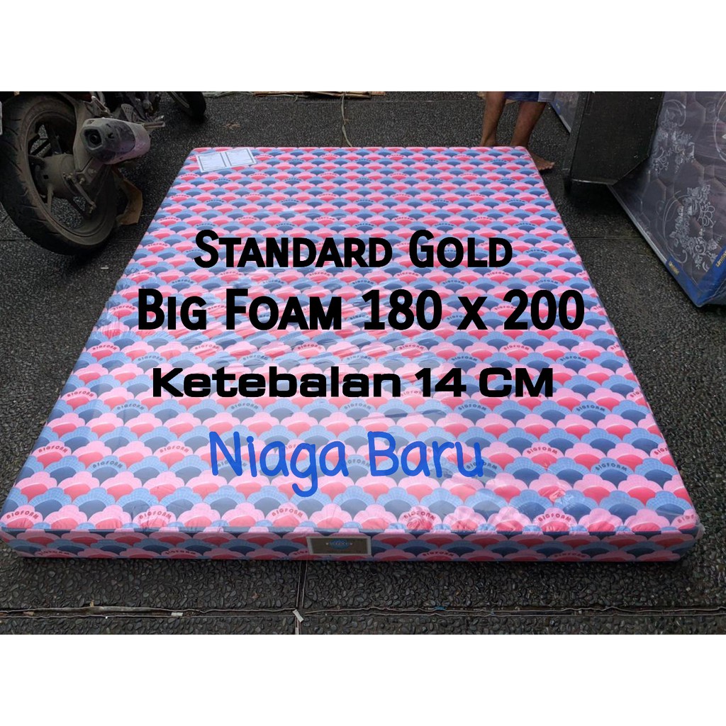 KASUR BUSA BIG FOAM 180X200x14CM Standar GOLD