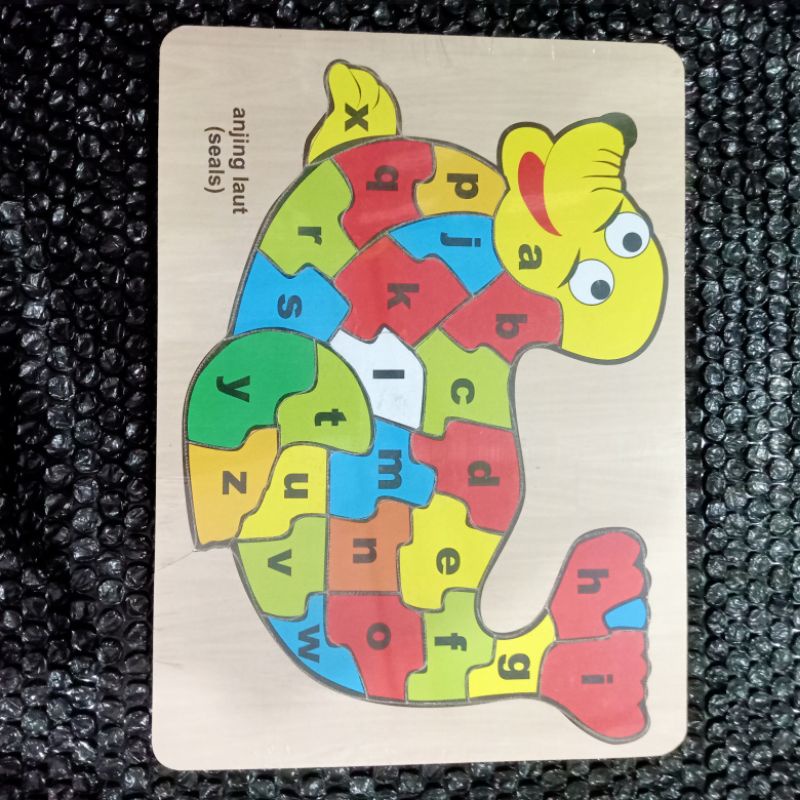 puzzle kayu / mainan anak edukasi bisa cod / puzzle angka / puzzle huruf Hijaiyah / puzzle binatang