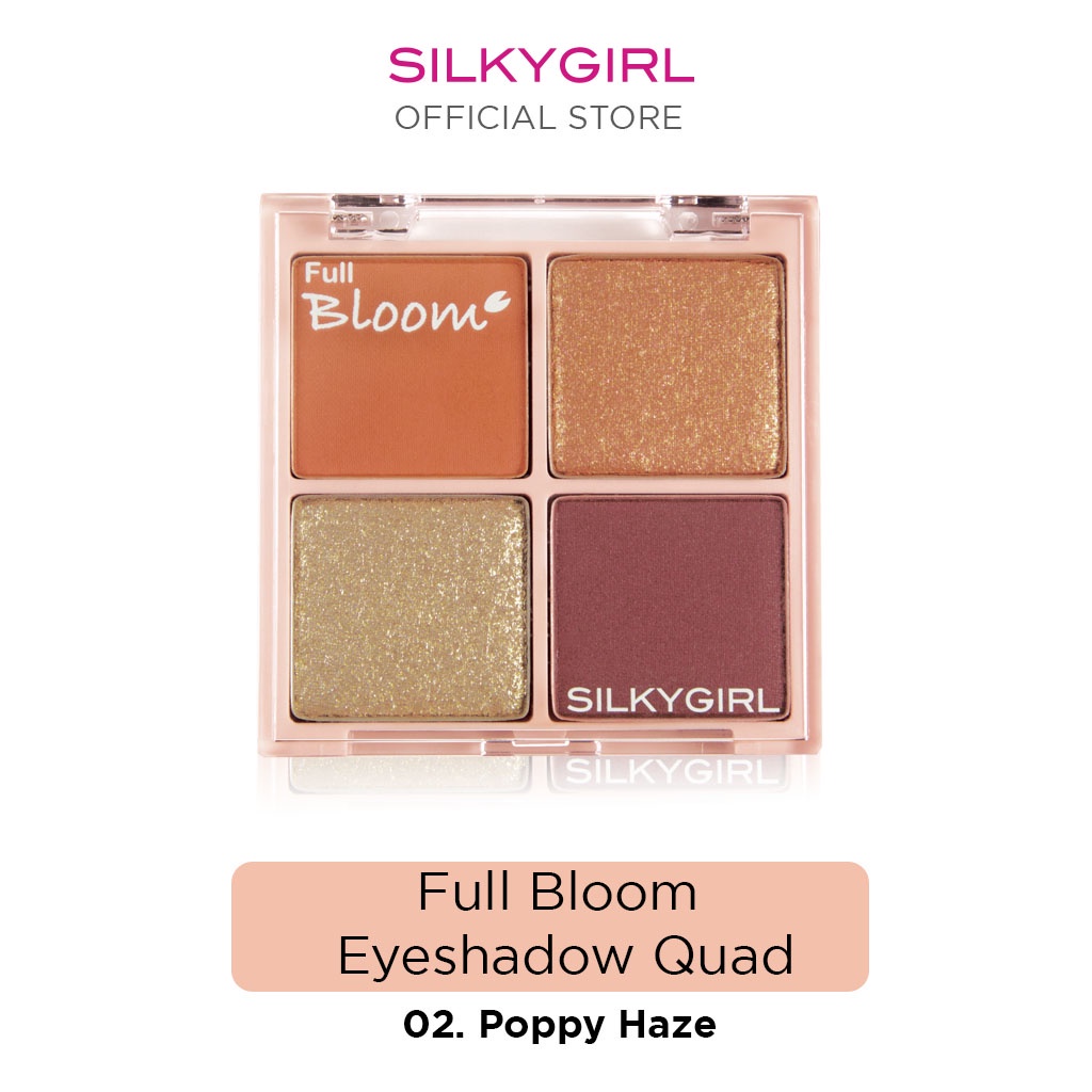 ❤ MEMEY ❤ SILKYGIRL Full Bloom Quad Eyeshadow Palette