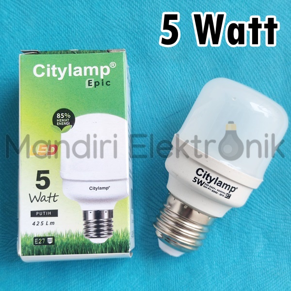 Lampu LED Kapsul 5 Watt Starlux Putih - Lampu LED Murah Starlux 5 Watt Putih