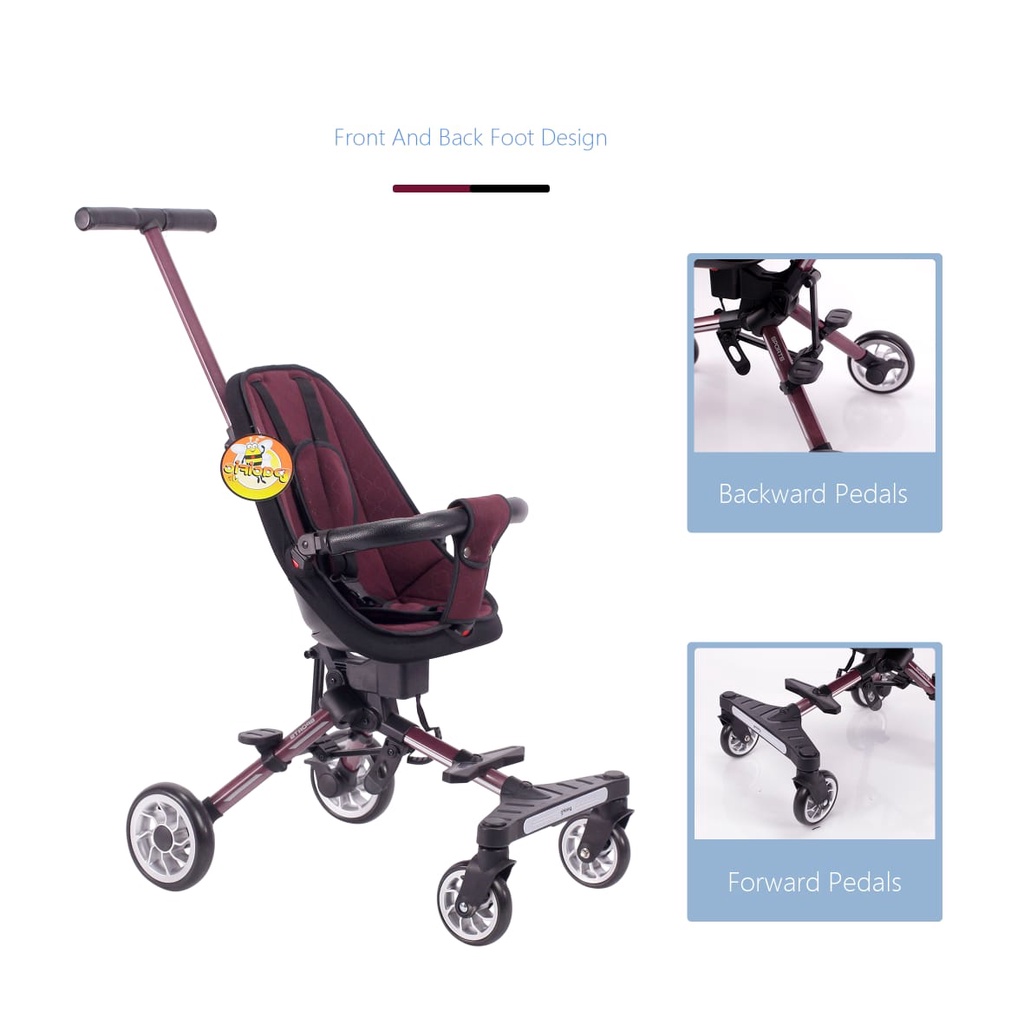 Stroller Balita dan Anak Merk Pacific LW 212 Bisa Dilipat Praktis / LW212 kereta dorong bayi