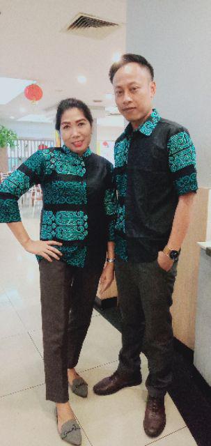 Maura Couple - Sania Ruffle Batik Couple Ori Ndoro Jowi Dnt | Bajumurah | Batiksolo