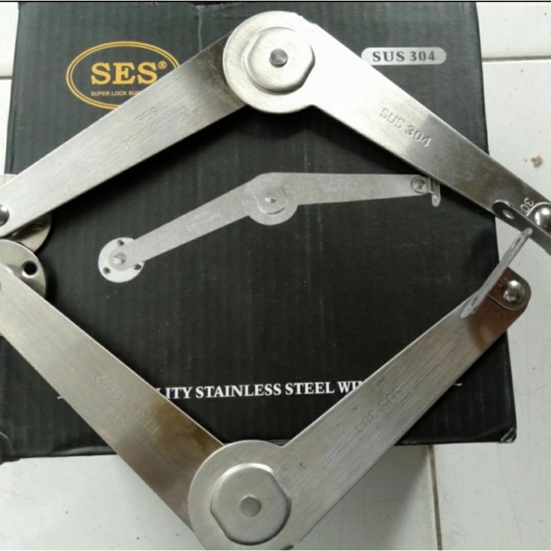 Engsel Salon SES 9&quot; Inch Stainless SUS 304/Engsel Salon Jendela 9&quot; Inch/Engsel Jendela