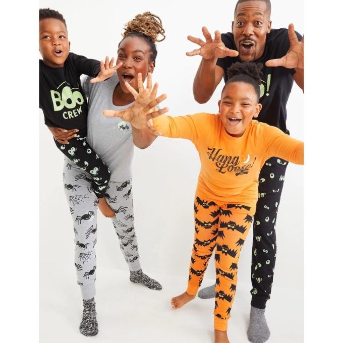 >>>>>] Oldny Halloween Matching Graphic Set Piyama Wanita Pria Kekinian Jumbo