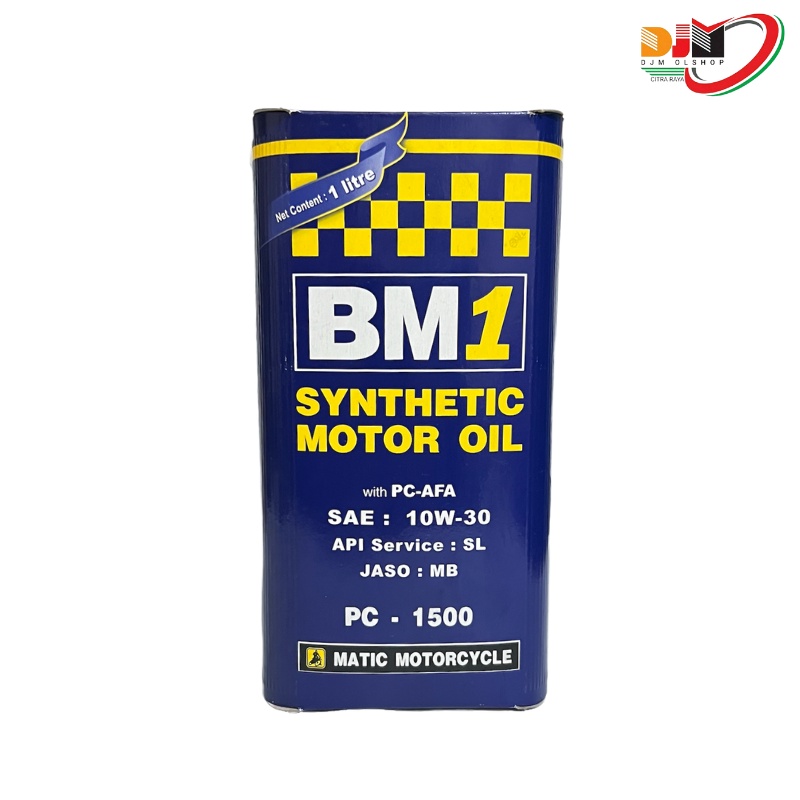 Oil BM1 PC 1500  For Matik API SERVICE SL JASO MB SAE 10W-30 1liter