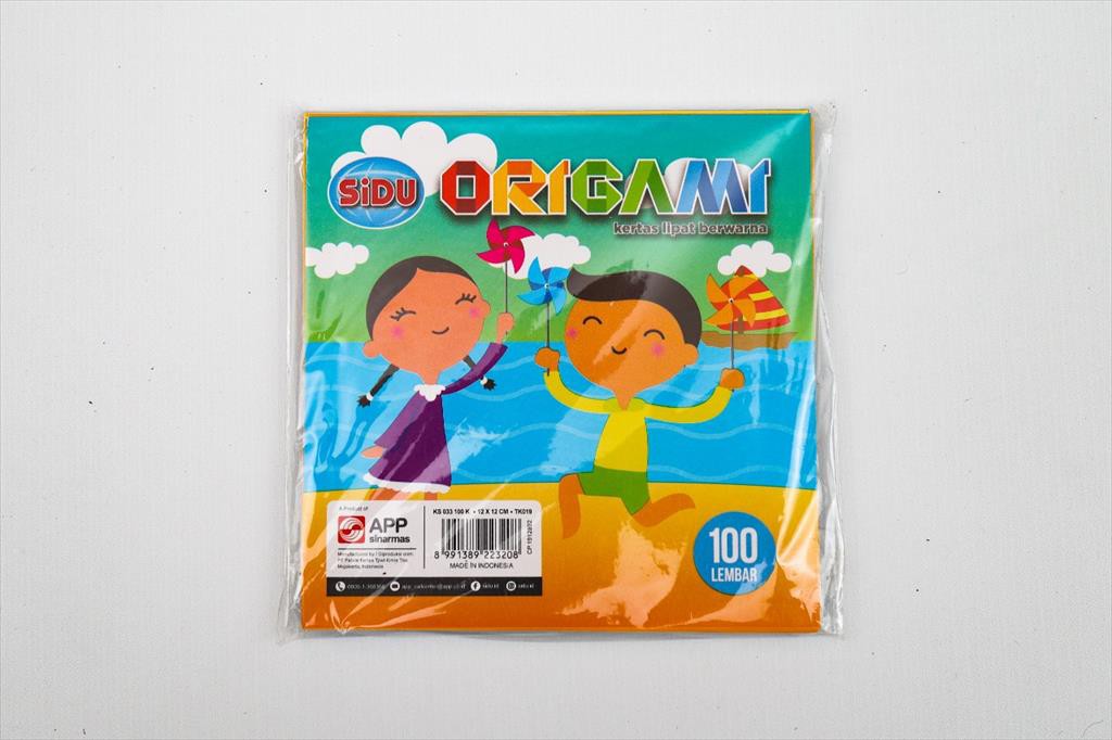 Kertas Lipat Origami Sidu 12x1 2cm
