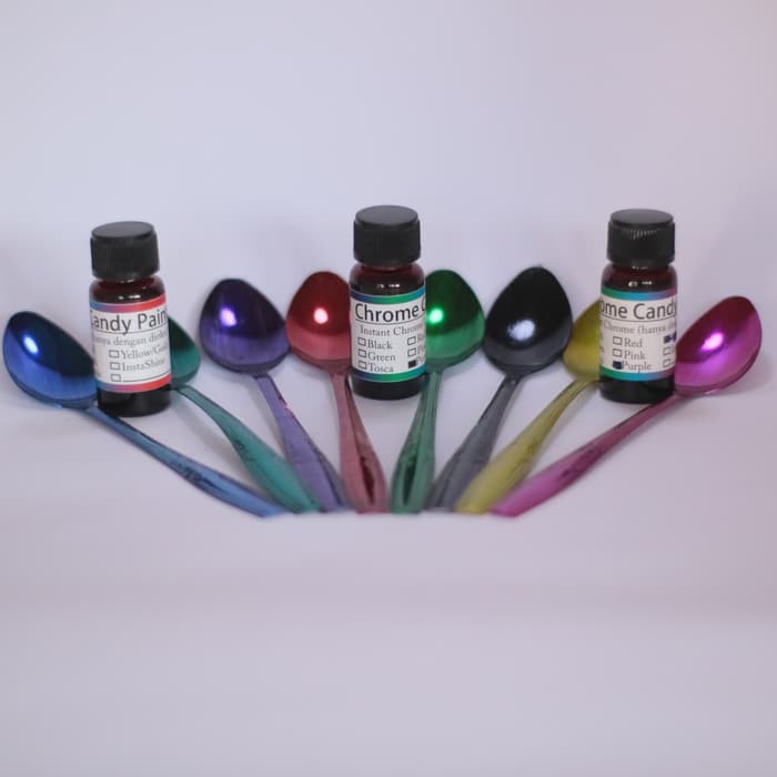 

Ready Pewarna Logam, Pelapis Logam (Instant Chrome / chrome candy)oles 10 ml - Ungu