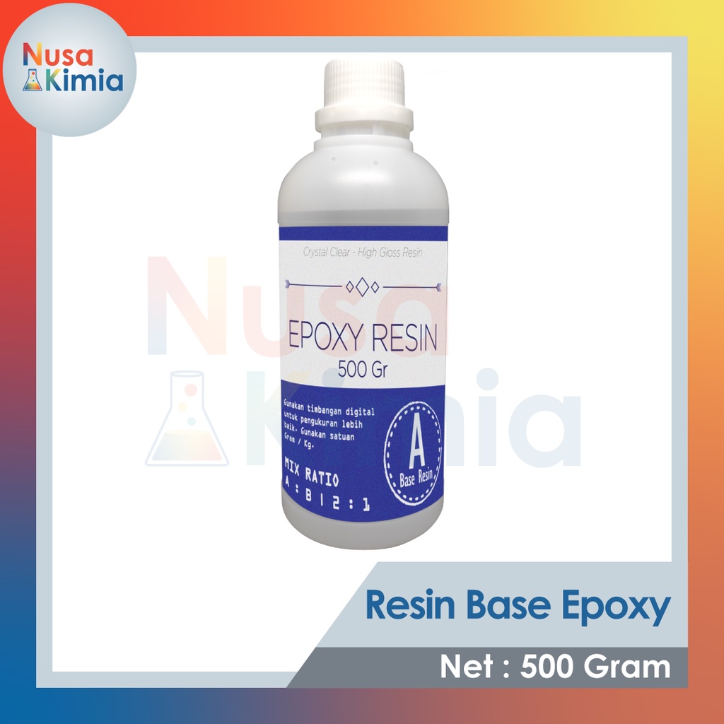 Epoxy Resin Part A - Resin Saja 500 Gram