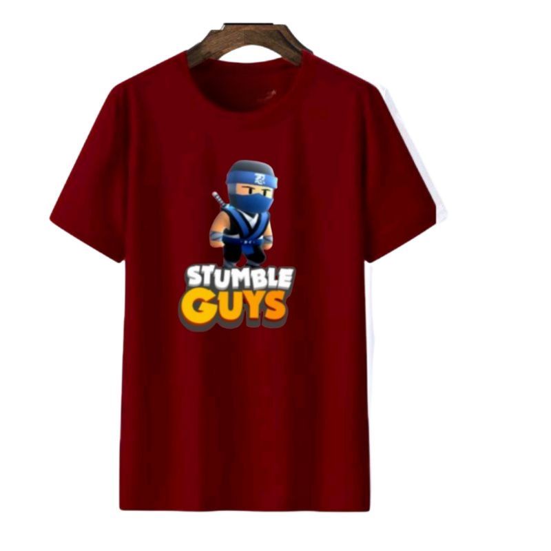 Baju Kaos Stumble Guys ninja Anak COWOK/Cewek-Remaja