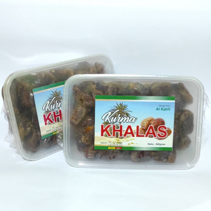 

Kurma Khalas 500 gram / Buah Kurma Kholas / AL KAHFI STORE