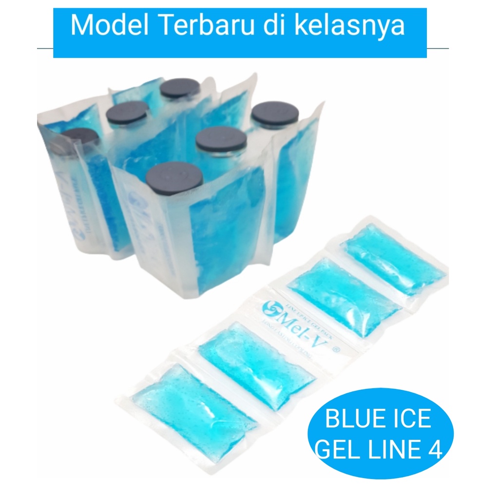 LINE BLUE ICE GEL HANGER / BLUE ICE GEL HANGER  / BLUE ICE GEL PENDINGIN / PENGANTI ES BATU