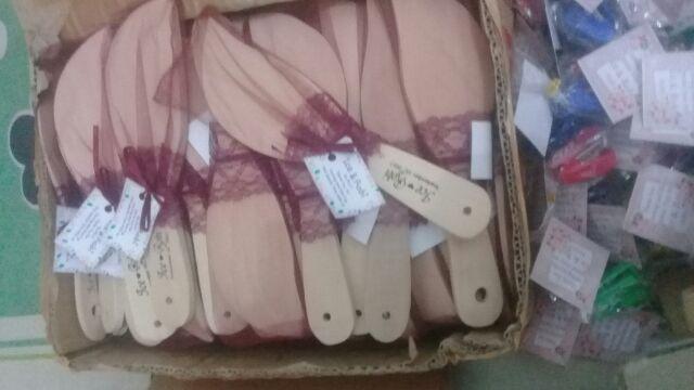 Centong Kayu Daun Lancip Murah Unik