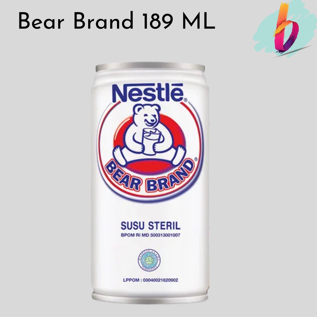 

susu beruang bear brand 189 ml 100% susu sapi murni tanpa bahan pengawet