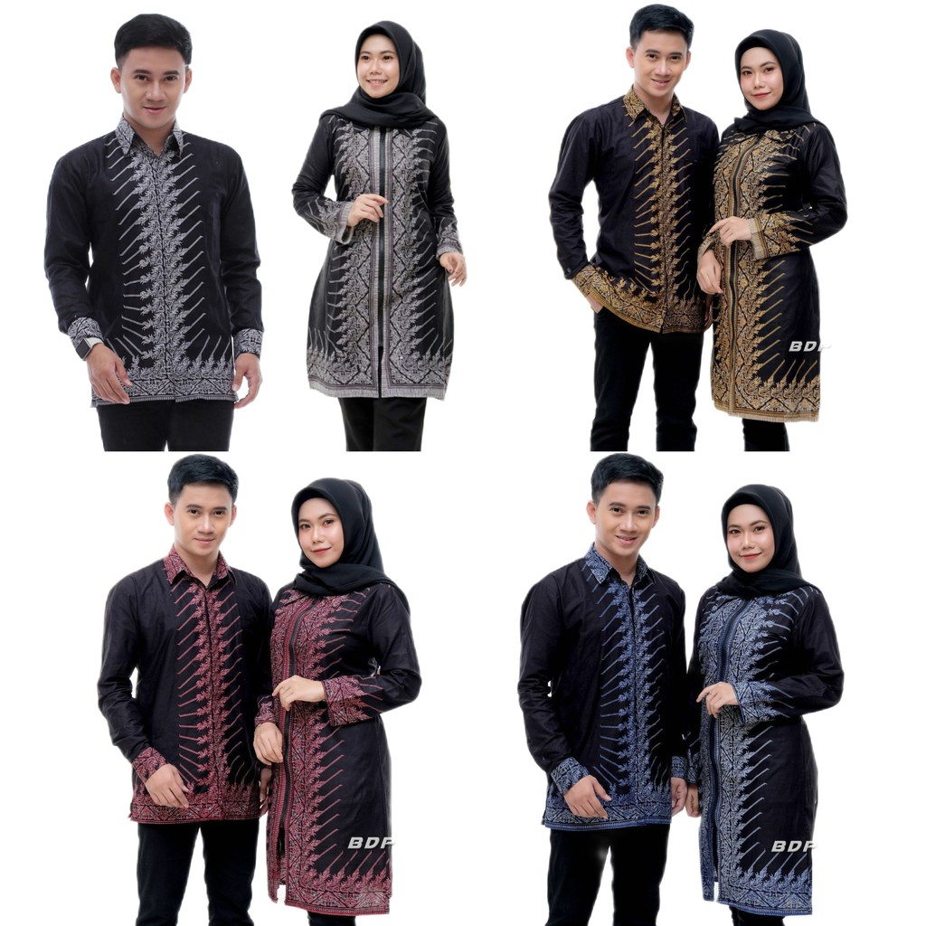 Grosir Maura Couple - Sania Ruffle Batik Couple Ori Ndoro Jowi Dnt Garansi Termurah Shopee - Nme50ot7MBwm1d