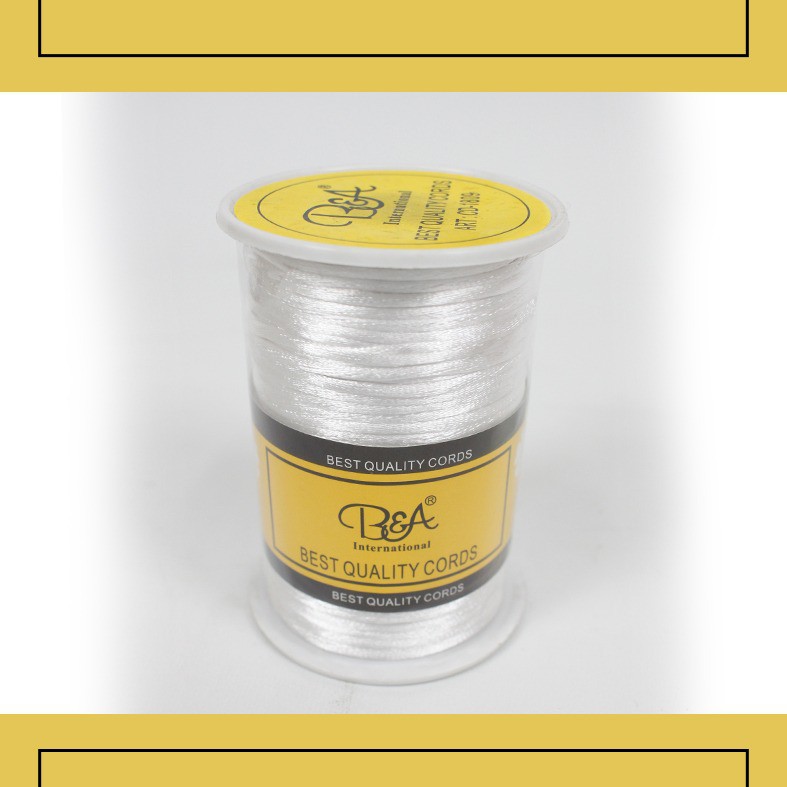 Tali Simpul Cina / Tali Satin Roll Merk B&amp;A 2mm CD1809 (100m) PART 1