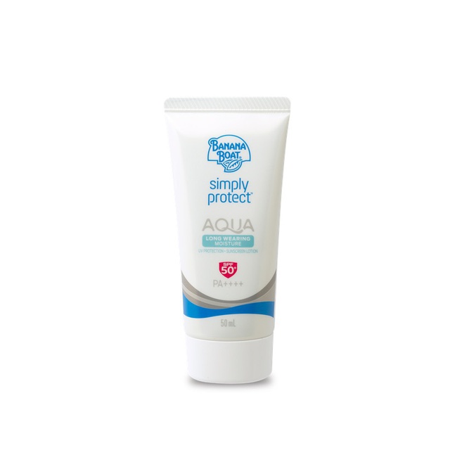 Banana Boat Simply Protect Aqua Daily Long Wearing Moisture Sunscreen Lotion SPF50+ 50 mL 50ml