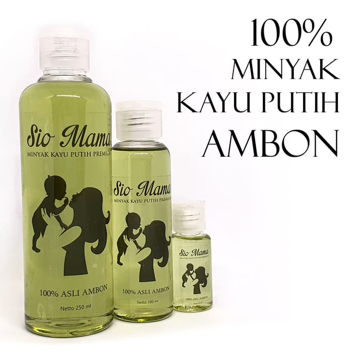 PAKET HEMAT SIO MAMA MINYAK KAYU PUTIH ASLI AMBON EUCALYPTUS OIL