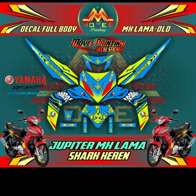 decal jupiter mx old stiker motor jupiter shark keren decal stiker fullbody jupiter mx motip keren