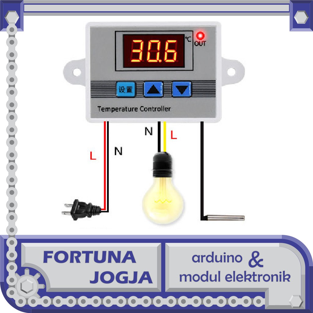 Termostat Digital AC 220v XH-W3002 / Thermostat Mesin Tetas Telur