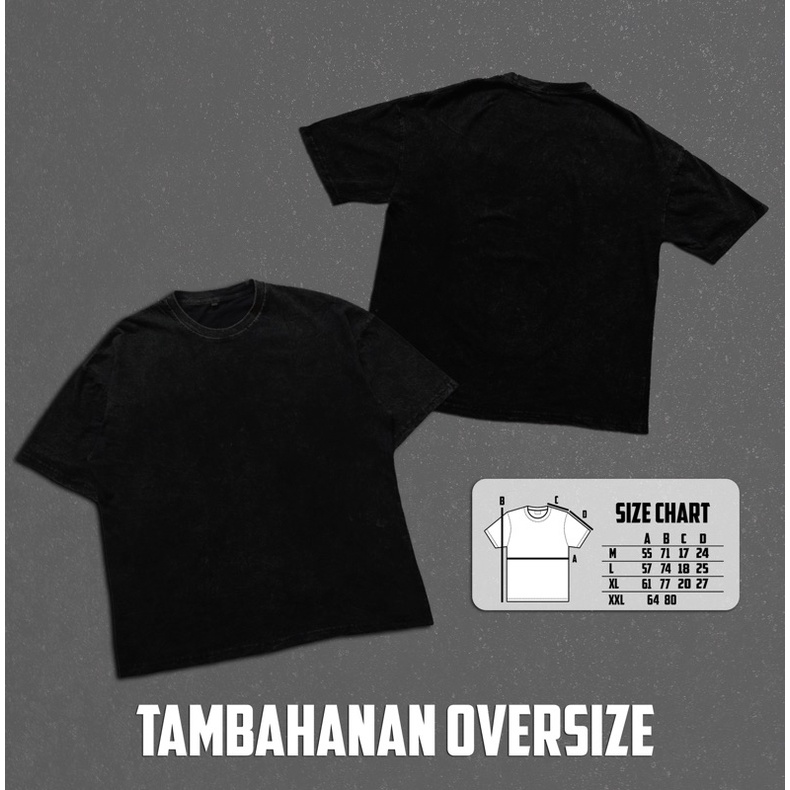 tambahan jika ingin menggunakan kaos pola oversize