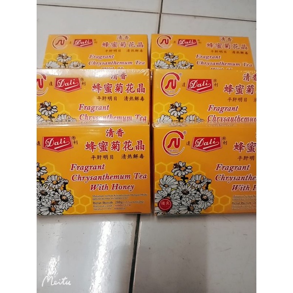 

[1box isi 10sachet] DALI Chrysanthemum Tea Crystal / Teh Kembang Krisan 200gr