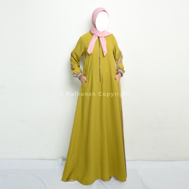 SANTANA SPORTY DRESS BY RAFHANAH GAMIS SYARI CANTIK MURAH DAN NYAMAN