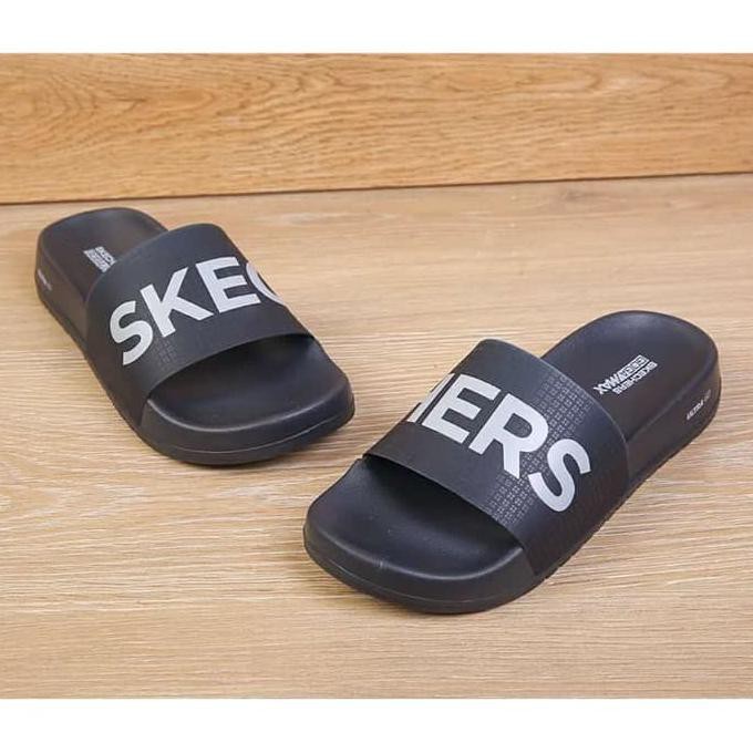 Skechers / Sandal Skechers / Sandal Wanita / Skechers Sandal Selop - Hitam, 36