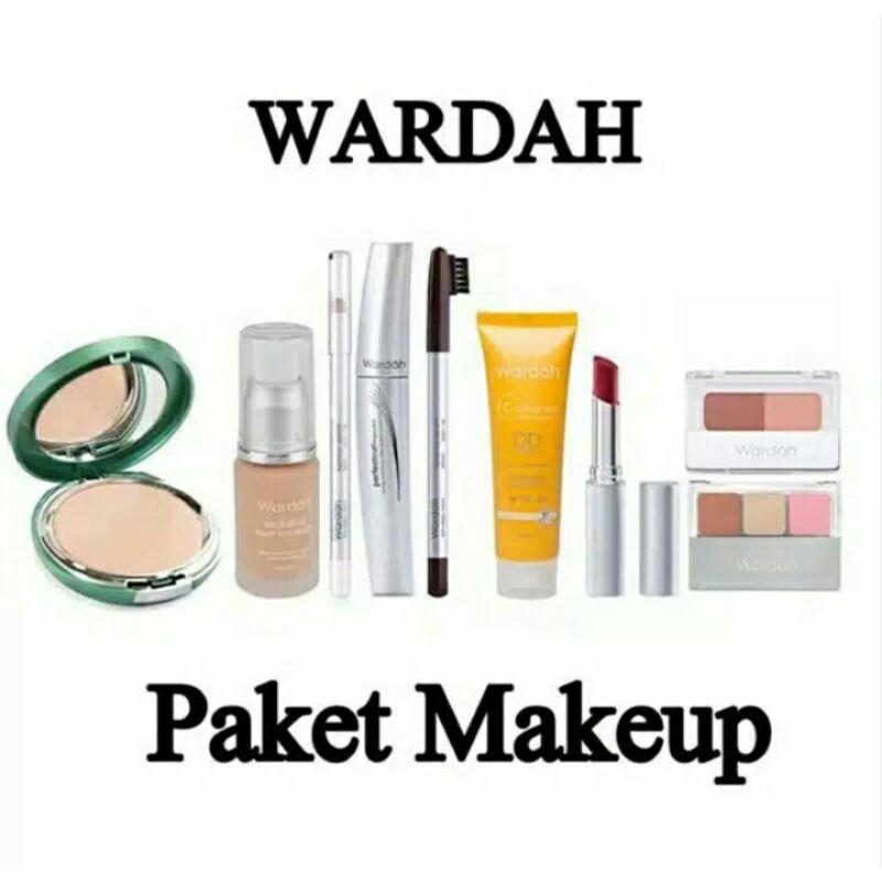 WARDAH PAKET MAKE UP THE PACE /PAKET SESERAHAN HANTARAN WARDAH EXCLUSIVE
