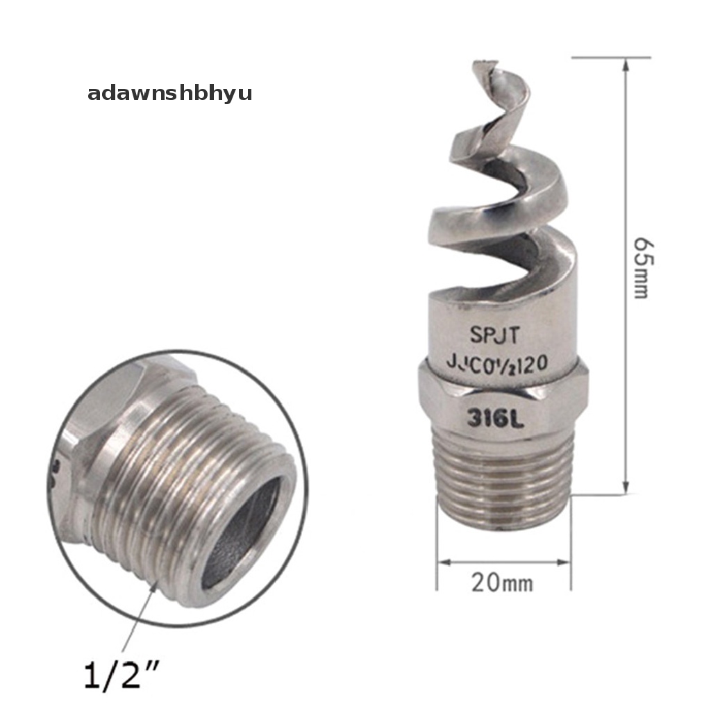 Kepala sprinkler nozzle Atomisasi spiral cone Stainless steel Adawnshbhyu1Per2 &quot;1&quot;