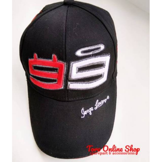 topi pria keren casual import edisi motogp lorenzo - topi podium baseball paddock sport