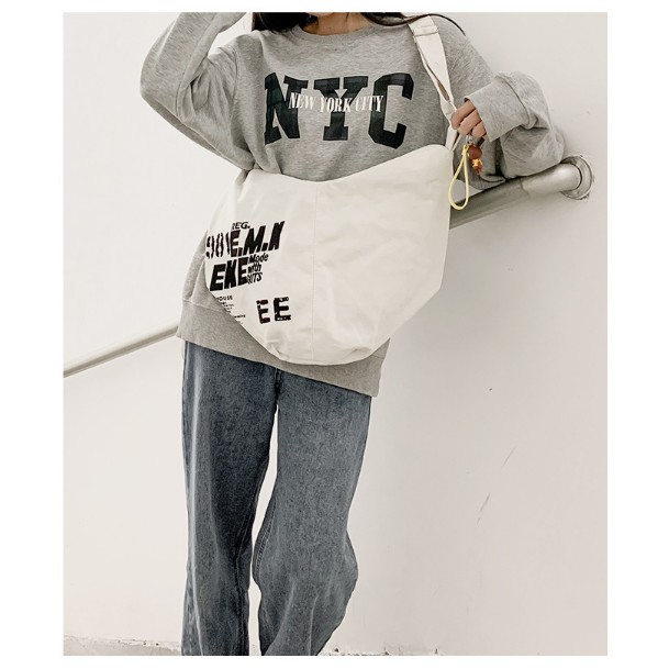 Tas Selempang Kanvas Import Go Go Green Shop 1219-70