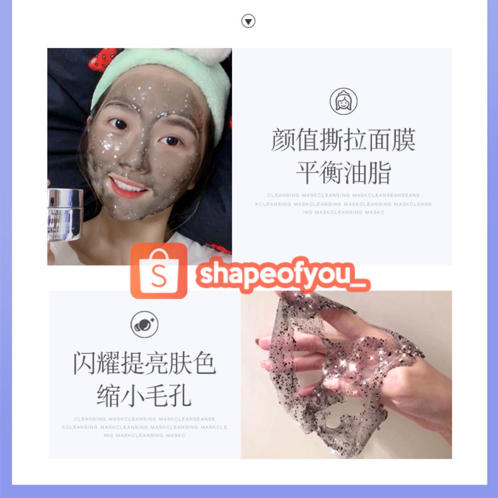 Peel Off Face Mask Masks Moisturizing Star Mask Peel-off Mask Deep Cleansing Masker Wajah Pelembab