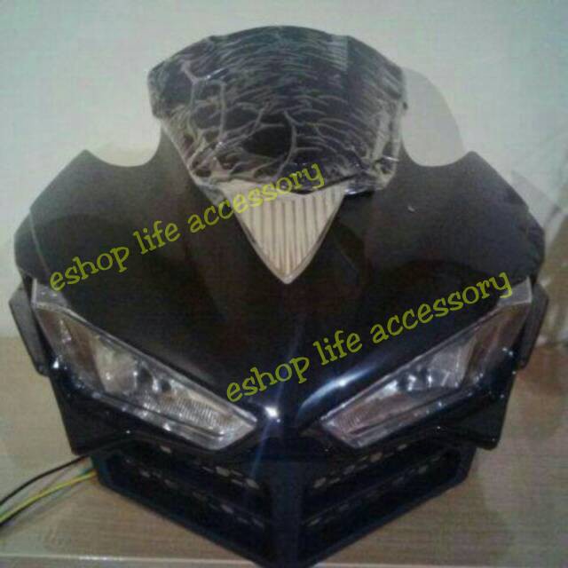 Heladlamp batok lampu R25 mini Untk Modifikasi Sport Naked, Vixion DLL