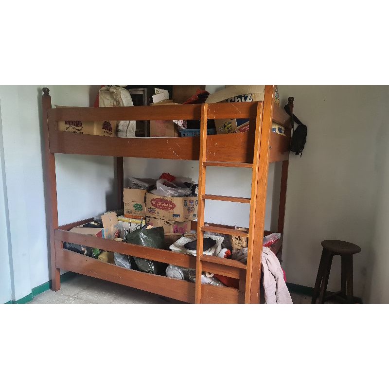 Ranjang Tingkat Kayu Jati Preloved