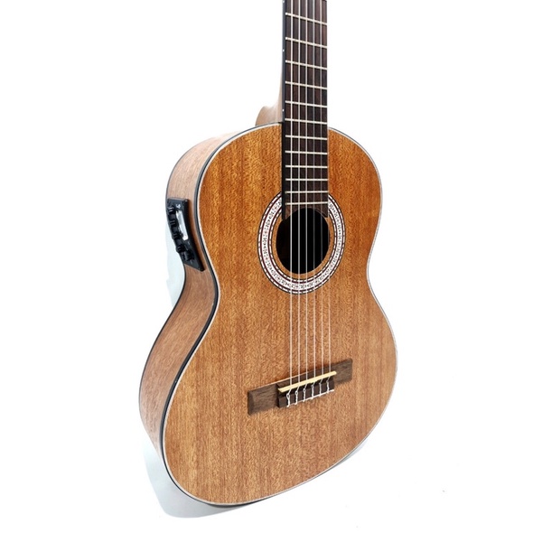 Gitar Classic Elektrik Merk Cowboy Original Tipe CG-100 3/4 NS NA Equalizer EQ TUNER Cowboy Listrik Klasik