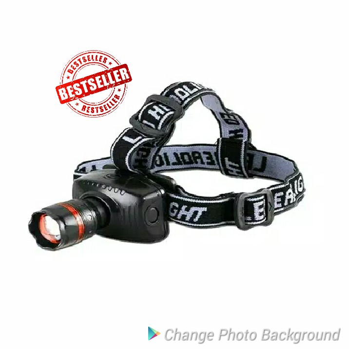 Senter Kepala Led Zoom Super Hid Headlamp Outdoor Cocok Buat Camping Gunung kemping