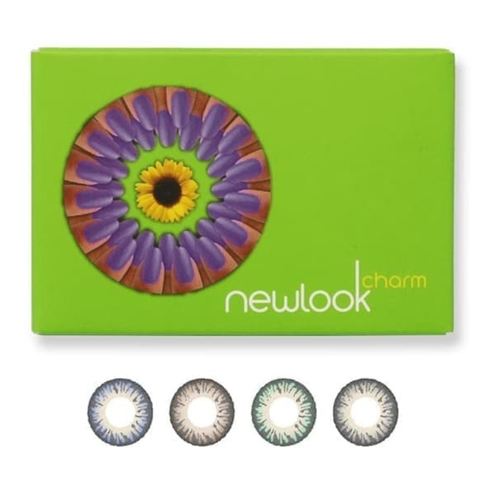 SOFTLENS NEWLOOK CHARM MINUS (-0.50 s/d -8.00) GREY &amp; BROWN