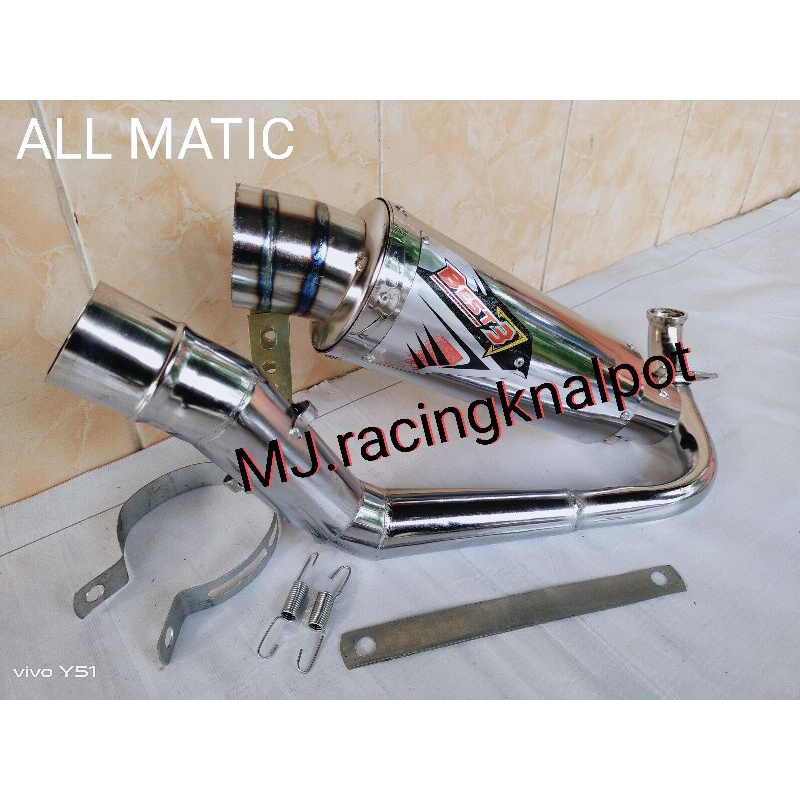 knalpot racing BEST 3 SCOOPY,BEAT,MIO SPORTY, MIO SOUL GT 115/125,MIO FINO KARBU,MIO FINO INJEKSI,MI