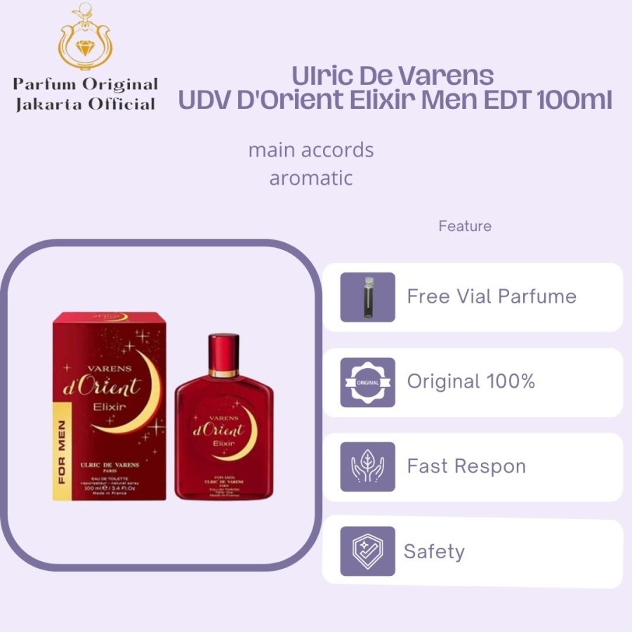 Parfum Parfume Perfume Asli Perawatan Kecantikan Original Import Branded Pria Laki Laki Cowok Ulric 