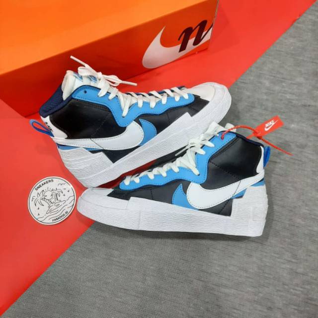 Nike Blazer Mid Sacai Blue Black