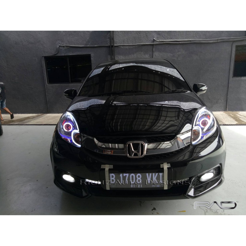 Jual Plat Nomor Mobil Grafir LED Putih Effect Crystal Honda Mobilio Indonesia Shopee Indonesia