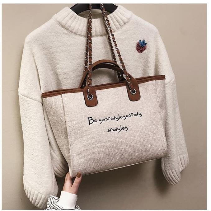 Tote Bag Branded Tas Batam Tr1662 Tas Jinjing Besartas Wanita Import