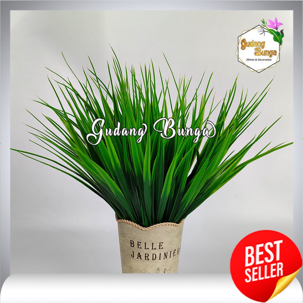 Jual Daun Kucai Cabang Artificial Daun Alang Alang Garlic Chives