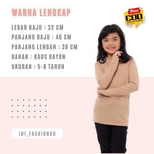 ( BISA COD ) MANSET ANAK RAYON LENGAN PANJANG 5 -11 TAHUN BAJU MANGSET KAOS PAKAIAN ANAK UMUR 5 SAMPAI 11 TAHUN