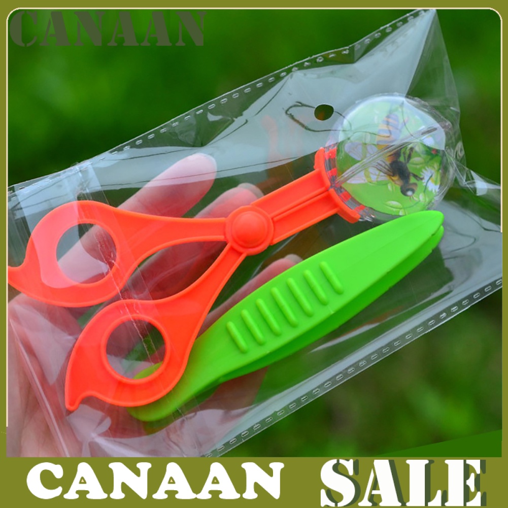 canaan 2Pcs/Set Bug Insect Catcher Scissors Tongs Tweezers Clamp Cleaning Tool Kids Toy