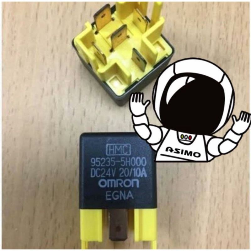 Relay switch kaki 5 95235-5H000 DC24V 20/10A OMRON original mazda 2 3 4 5 6 8 cx-3 cx-5 cx-7 cx-9 la