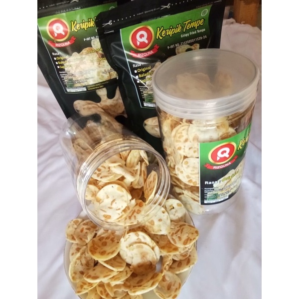 

KERIPIK TEMPE RIZQUNA TOPLES