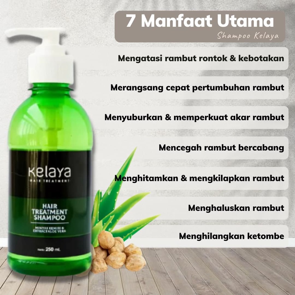 Shampo  Kelaya Penumbuh Rambut Anti Rontok 250ML