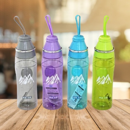 H037 Botol Minum Sport Zannuo 590ml / Botol Minum Everest 590ml H-037/ Botol Minum Plastik Tali