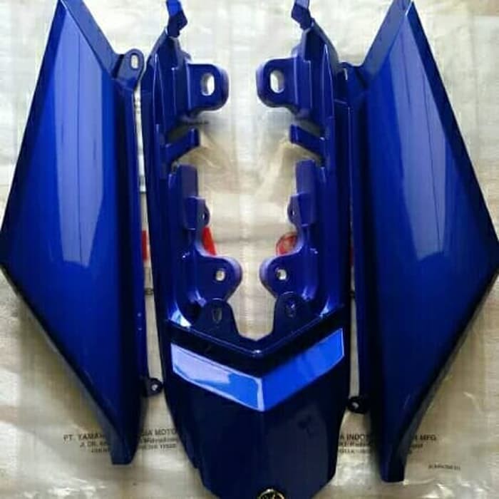 COVER BODY BELAKANG VIXION NEW BIRU ORIGINAL
